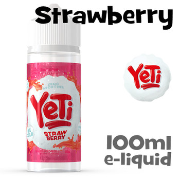 Strawberry - Yeti eliquid - 100ml