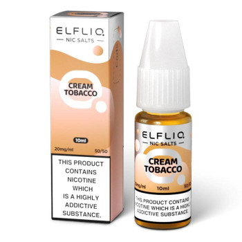 ELFBAR ELFLIQ Cream Tobacco Nic Salts -10ml