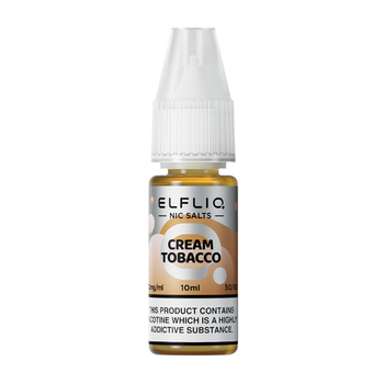ELFBAR ELFLIQ Cream Tobacco Nic Salts -10ml