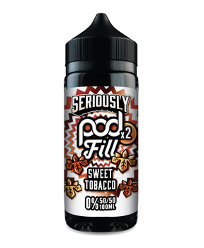 Sweet Tobacco 50/50 Shortfill by Seriously Pod Fill x2 100ml