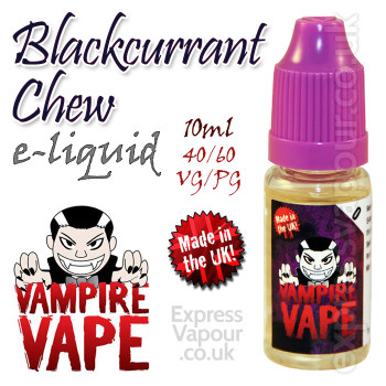 Blackcurrant Chew - Vampire Vape 40% VG e-Liquid - 10ml Blackcurrant Chew - Vampire Vape 40% VG e-Liquid - 10ml