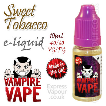 Sweet Tobacco - Vampire Vape 40% VG e-Liquid - 10ml Sweet Tobacco - Vampire Vape 40% VG e-Liquid - 10ml