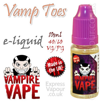 Vamp Toes - Vampire Vape 40% VG e-Liquid - 10ml Vamp Toes - Vampire Vape 40% VG e-Liquid - 10ml