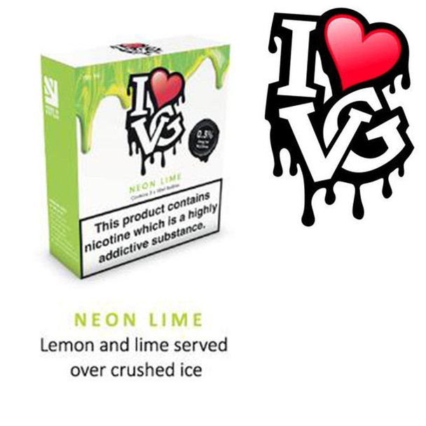 Neon Lime by I LOVE VG e-liquid - 70% VG - 30ml