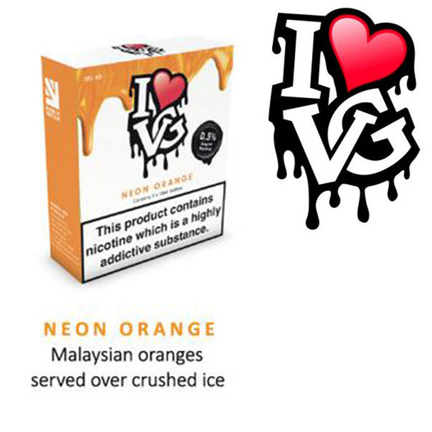 Neon Orange by I LOVE VG e-liquid - 70% VG - 30ml
