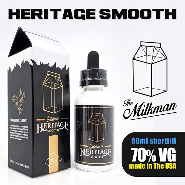 Smooth by The Milkman Heritage – 70% VG – 50ml