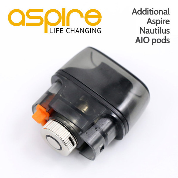 Additional / replacement Aspire Nautilus AIO refillable pods for the Nautilus AIO vape device