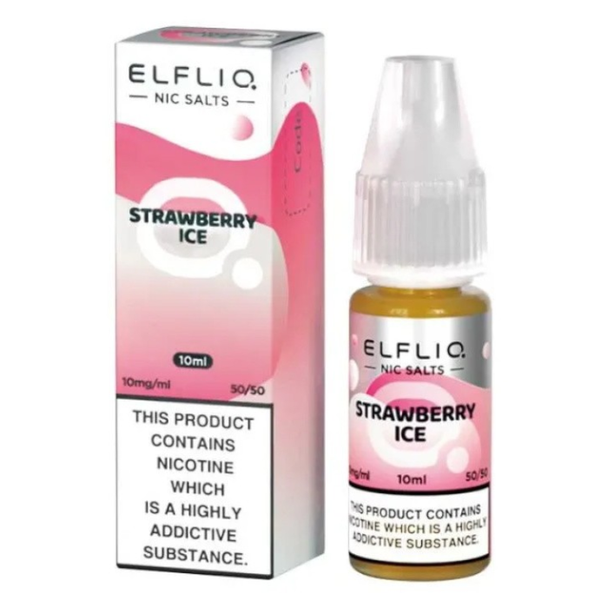 ELFBAR ElfLiq Nic Salts - Strawberry Ice - 10ml