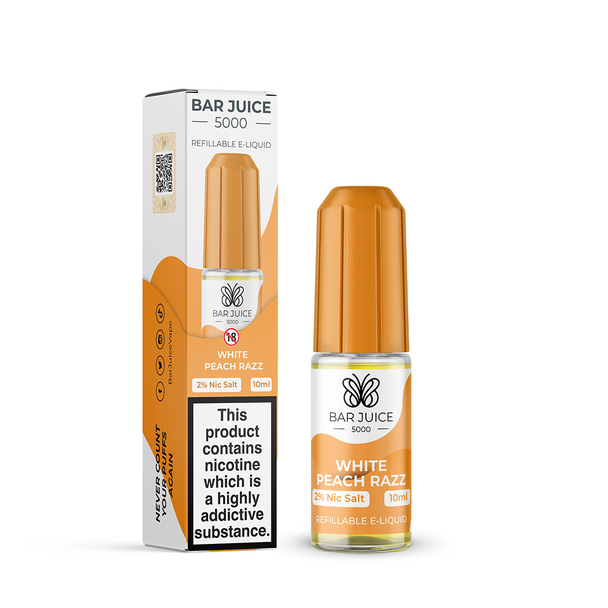 BAR JUICE E-LIQUID  White Peach Razz