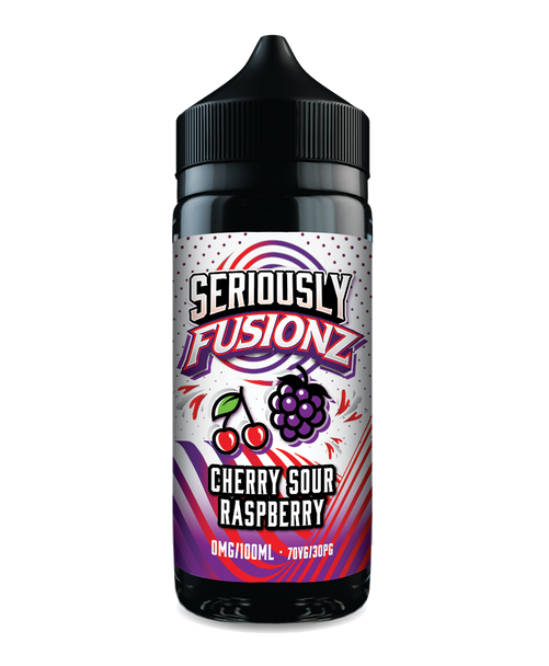 Seriously Fusionz Cherry Sour Raspberry E-liquid Shortfill 100ml