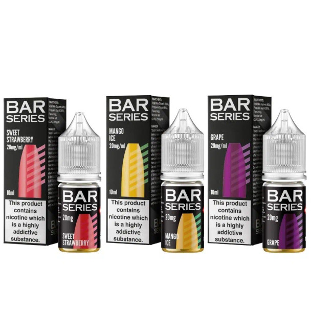 Bar Series 5mg, 10mg & 20mg Nic Salt