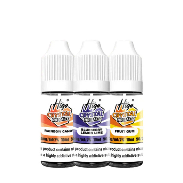 Higo Crystal 10mg & 20mg Nic Salts