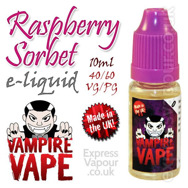 Raspberry Sorbet - Vampire Vape 40% VG e-Liquid - 10ml