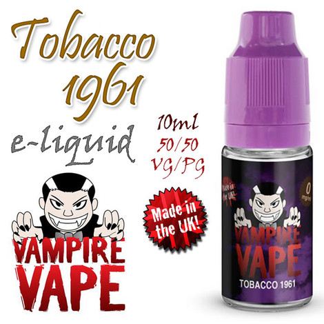 Tobacco 1961 - Vampire Vape e-liquid - 10ml Tobacco 1961 - Vampire Vape e-liquid - 10ml