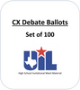 CX Debate Ballots (Set of 100)