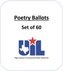 Poetry Ballots (Set of 60)