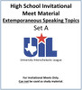 Extemporaneous Speaking Topics 2026-27 (Set A)