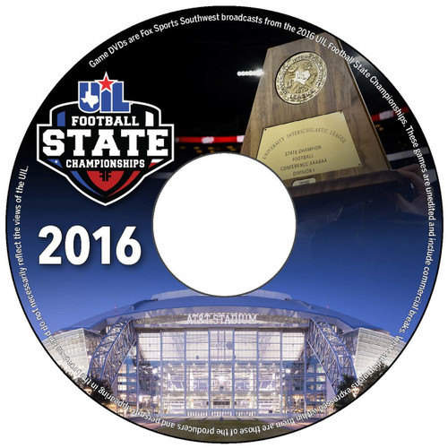 2016-2017 Football State Championship DVD