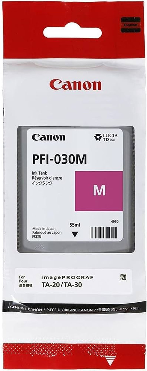 Canon PFI-030M Original Inkjet Ink Cartridge Magenta Pack 3491C001 