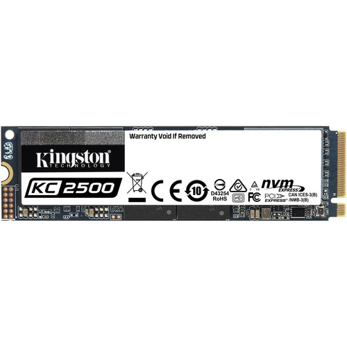 Kingston KC2500 500 GB Solid State Drive - M.2 2280 Internal - PCI Express NVMe (PCI Express NVMe 3.0 x4) SKC2500M8/500G