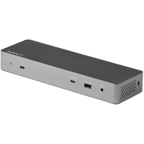 StarTech.com Thunderbolt 3 Dock w/USB-C Host Compatibility - Dual 4K 60Hz DP 1.4 or HDMI TB3/USB-C Docking Station - 1x 8K - 96W PD/5xUSB TB3CDK2DH