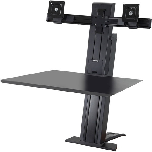 Ergotron WorkFit Desk Mount for Monitor, Keyboard - Black 33-407-085