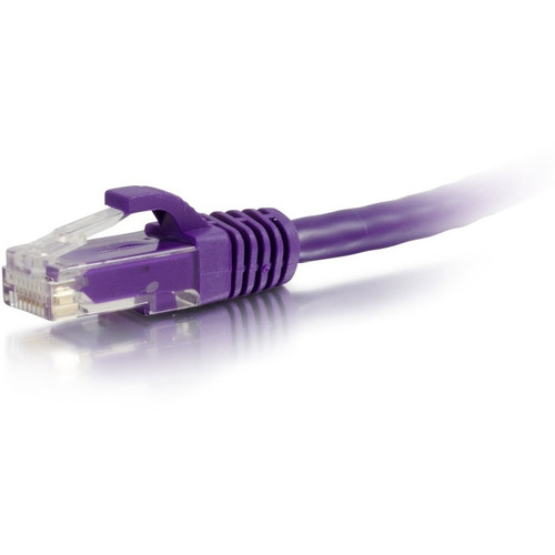 C2G 2ft Cat6a Snagless Unshielded (UTP) Network Patch Ethernet Cable-Purple 50818