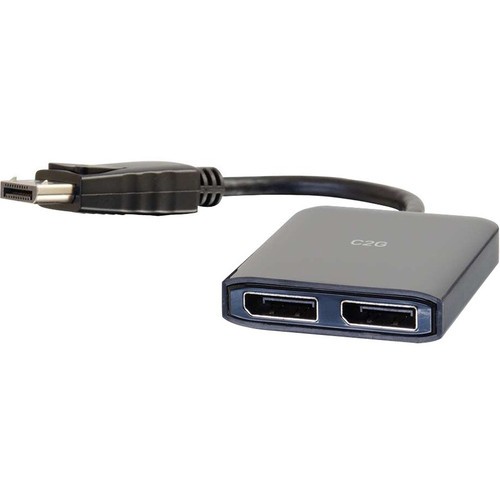 C2G DisplayPort to DisplayPort x2 Monitor Splitter - 4K DisplayPort MST Hub 54291