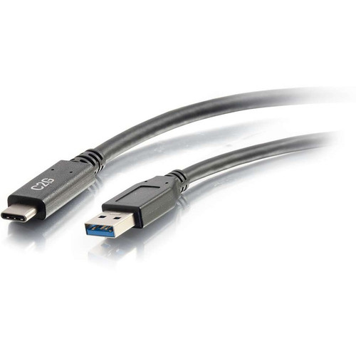 C2G 10ft USB 3.0 Type C to USB A - USB Cable Black M/M 28833