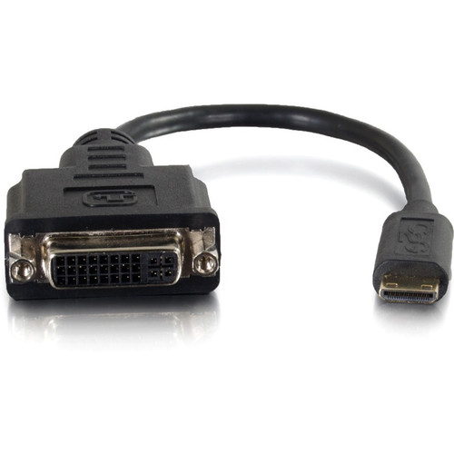 C2G HDMI Mini Male to Single Link DVI-D Female Adapter Converter Dongle 41355