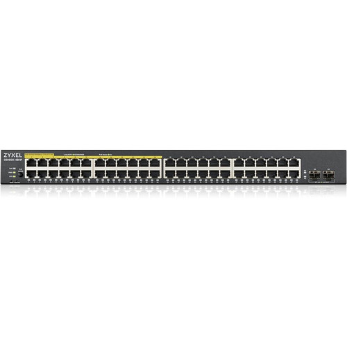 ZYXEL 48-port GbE Smart Managed PoE Switch with GbE Uplink GS1900-48HPV2