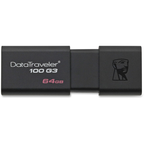 Kingston 64GB USB 3.0 DataTraveler 100 G3 DT100G3/64GB