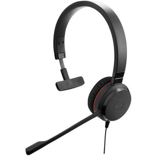 Jabra EVOLVE 30 Headset 14401-20- Mono - Mini-phone - Wired - Over-the-head - Monaural - USB NOT INCLUDED