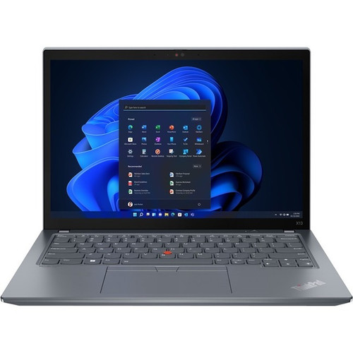 Lenovo ThinkPad X13 Gen 3 21BN00AHUS 13.3" Touchscreen Notebook - WUXGA - 1920 x 1200 - Intel Core i7 12th Gen i7-1260P Dodeca-core (12 Core) - 16 GB Total RAM - 16 GB On-board Memory - 512 GB SSD - Storm Gray 21BN00AHUS