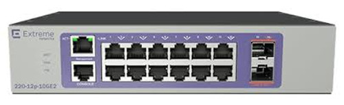 Extreme Networks ExtremeSwitching 220 Series 220-12p-10GE2 - Switch - 12 port (16561)