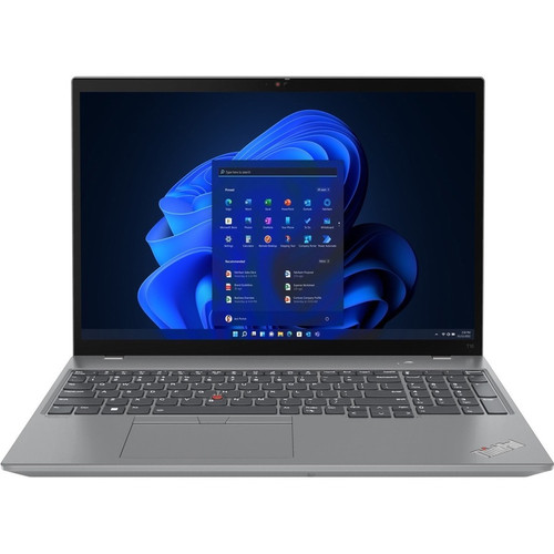 Lenovo ThinkPad T16 Gen 1 21BV00GEUS 16" Notebook - WUXGA - 1920 x 1200 - Intel Core i5 12th Gen i5-1235U Deca-core (10 Core) 1.30 GHz - 16 GB Total RAM - 16 GB On-board Memory - 512 GB SSD - Storm Gray 21BV00GEUS