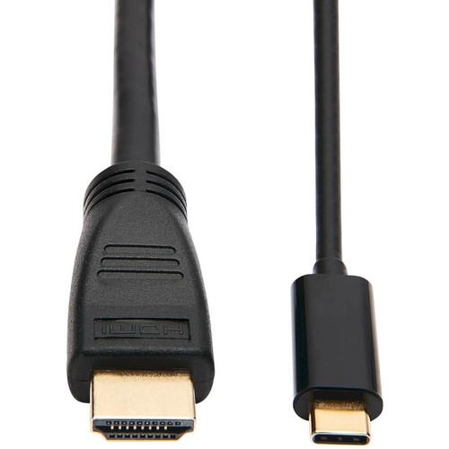 Tripp Lite U444-006-H4K6BM USB-C to HDMI Adapter, M/M, Black, 6 ft. U444-006-H4K6BM