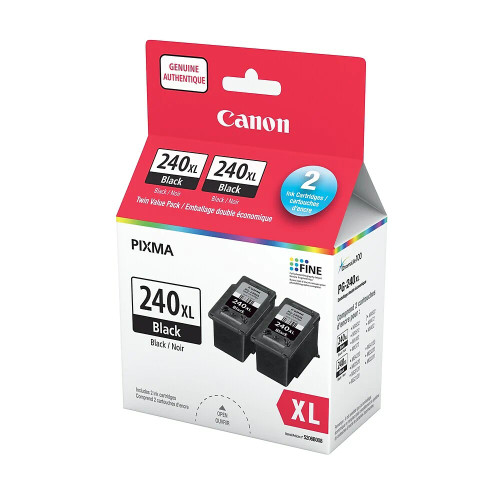 Canon PG-240XL Original Inkjet Ink Cartridge - Black - 2 / Pack 5206B008