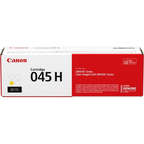 Canon 045 High Yield Laser Toner Cartridge - Yellow Pack 1243C001