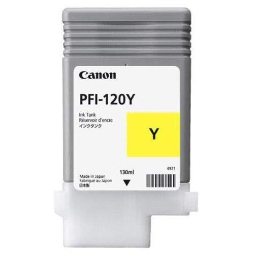Canon PFI-120Y Original Inkjet Ink Cartridge - Yellow Pack 2888C001
