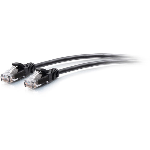 C2G 5ft Cat6a Snagless Unshielded (UTP) Slim Ethernet Patch Cable - Black C2G30143