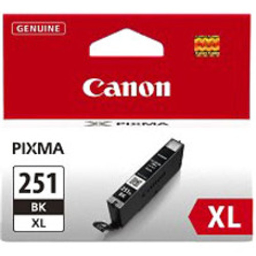 Canon CLI-251XL Original High Yield Inkjet Ink Cartridge - Black Pack 6448B001