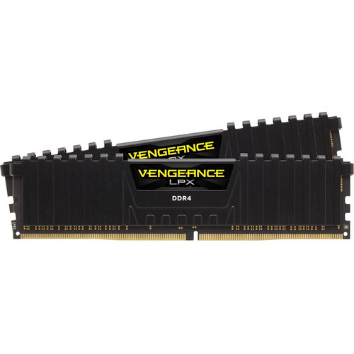 Corsair Vengeance LPX 16GB (2x8GB) DDR4 DRAM 3200MHz C16 Memory Kit - Black Kit CMK16GX4M2B3200C16
