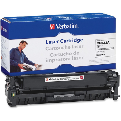 Verbatim Remanufactured Laser Toner Cartridge alternative for HP CC533A 97480