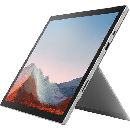 Microsoft Surface Pro 7+ Tablet - 12.3" - Core i7 11th Gen i7-1165G7 Quad-core (4 Core) 2.80 GHz - 16 GB RAM - 256 GB SSD - Windows 10 Pro - Platinum 1NC-00001