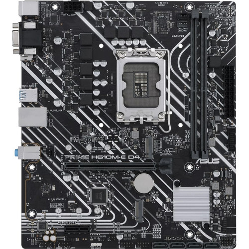 Asus Prime H610M-E D4-CSM Desktop Motherboard - Intel H610 Chipset - Socket LGA-1700 PRIME H610M-E D4-CSM