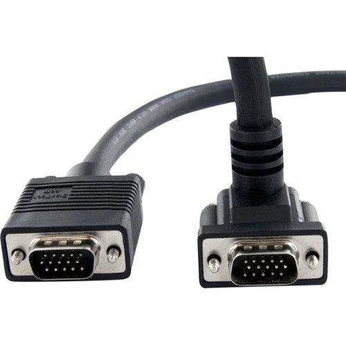 StarTech.com 15 ft High Res 90 Degree Down Angled VGA Cable MXT101MMHD15