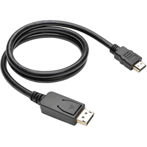 Tripp Lite by Eaton P582-003-V2 DisplayPort 1.2 to HDMI Adapter Cable, 3 ft. P582-003-V2