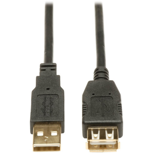 Tripp Lite by Eaton 3-ft. USB 2.0 Gold Extension Cable (USB A M/F) U024-003