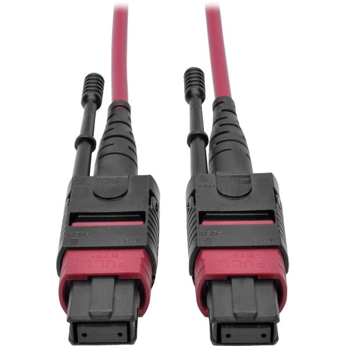 Tripp Lite by Eaton N845-03M-12-MG MTP/MPO Multimode Patch Cable, Magenta, 3 m N845-03M-12-MG